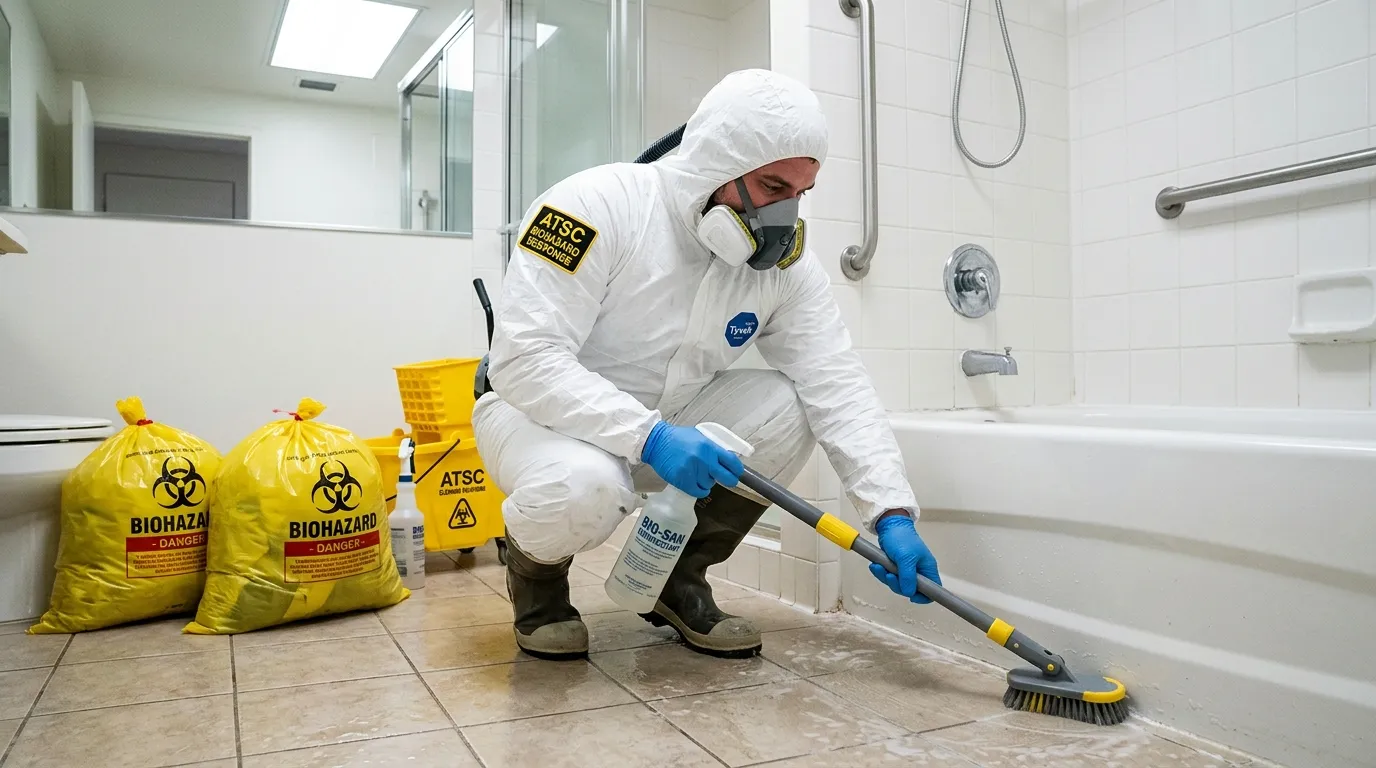 Decontamination equipment deployed for Blood Cleanup in Chicago Ridge